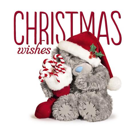 3D Holographic Stocking Full Candy Canes Me to You Bear Christmas Card £2.99